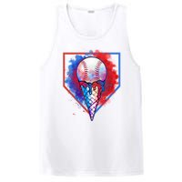 Cute Melting Ice Cream Baseball Ball Home Plate PosiCharge Competitor Tank