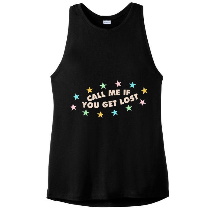 Call Me If You Get Lost Ladies PosiCharge Tri-Blend Wicking Tank