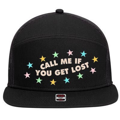 Call Me If You Get Lost 7 Panel Mesh Trucker Snapback Hat