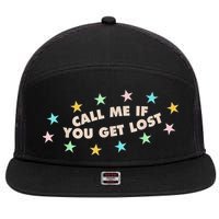 Call Me If You Get Lost 7 Panel Mesh Trucker Snapback Hat