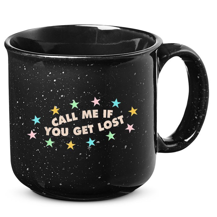 Call Me If You Get Lost 15oz Campfire Ceramic Mug