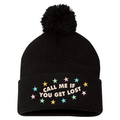 Call Me If You Get Lost Pom Pom 12in Knit Beanie