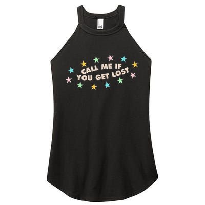 Call Me If You Get Lost Women's Perfect Tri Rocker Tank