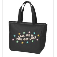 Call Me If You Get Lost Zip Tote Bag