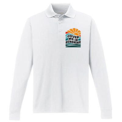 Cover Me In Sunshine Performance Long Sleeve Polo