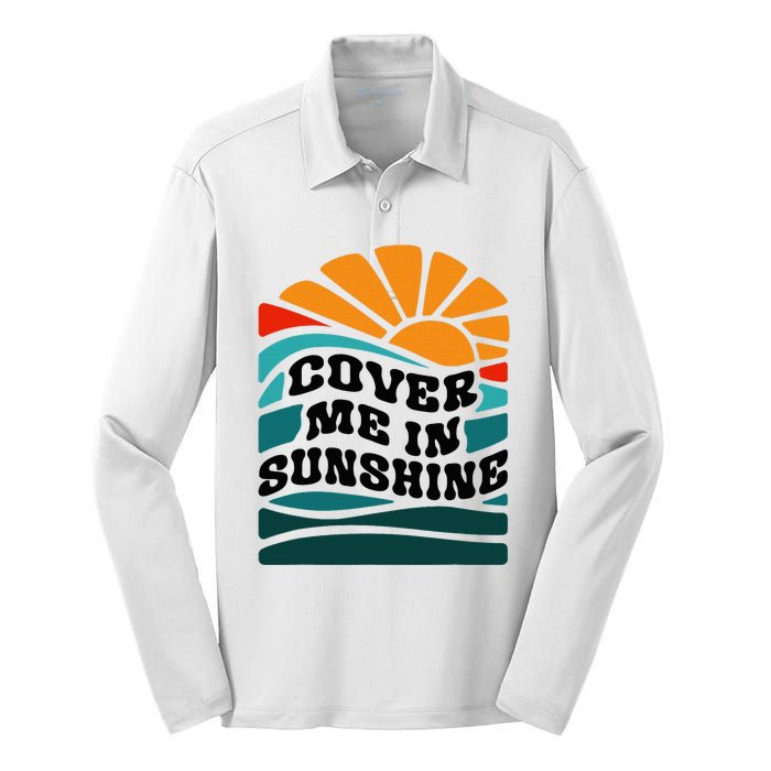 Cover Me In Sunshine Silk Touch Performance Long Sleeve Polo