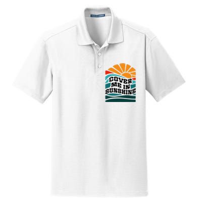 Cover Me In Sunshine Dry Zone Grid Polo