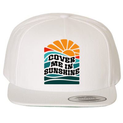 Cover Me In Sunshine Wool Snapback Cap