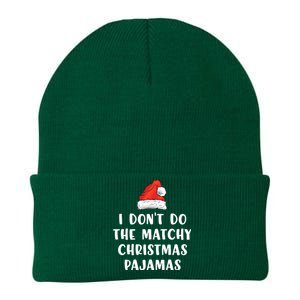 Couples Matching I Don't Do The Matchy Christmas Pajamas Funny Gift Knit Cap Winter Beanie