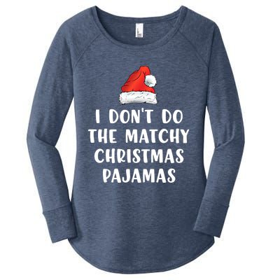 Couples Matching I Don't Do The Matchy Christmas Pajamas Funny Gift Women's Perfect Tri Tunic Long Sleeve Shirt