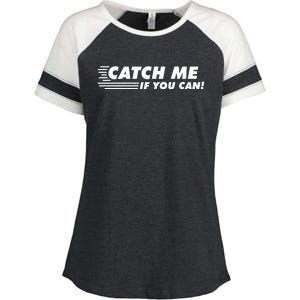 Catch Me If You Can Enza Ladies Jersey Colorblock Tee