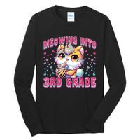 Cute Meowing Into 3rd Grade Cat For First Day Of 3rd Grade Tall Long Sleeve T-Shirt