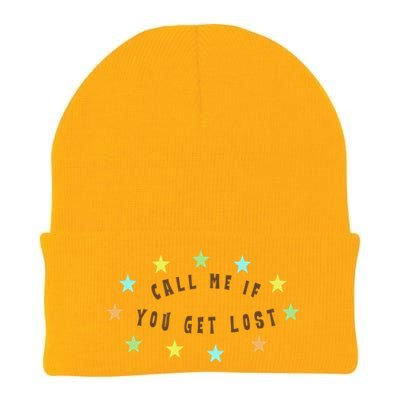 Call Me If You Get Lost Star Knit Cap Winter Beanie