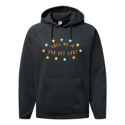 Call Me If You Get Lost Star Performance Fleece Hoodie