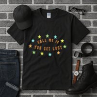 Call Me If You Get Lost Star Tall T-Shirt