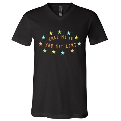 Call Me If You Get Lost Star V-Neck T-Shirt