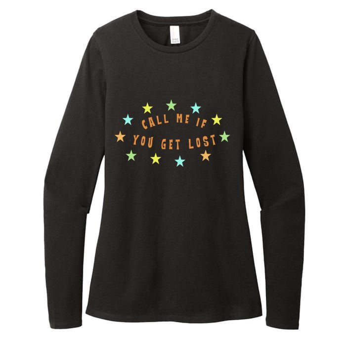 Call Me If You Get Lost Star Womens CVC Long Sleeve Shirt