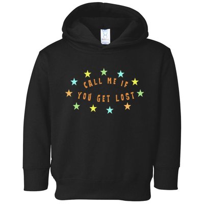 Call Me If You Get Lost Star Toddler Hoodie