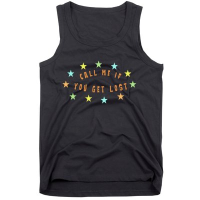 Call Me If You Get Lost Star Tank Top