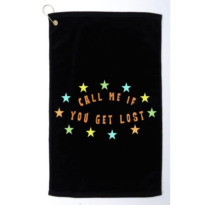 Call Me If You Get Lost Star Golf Towel