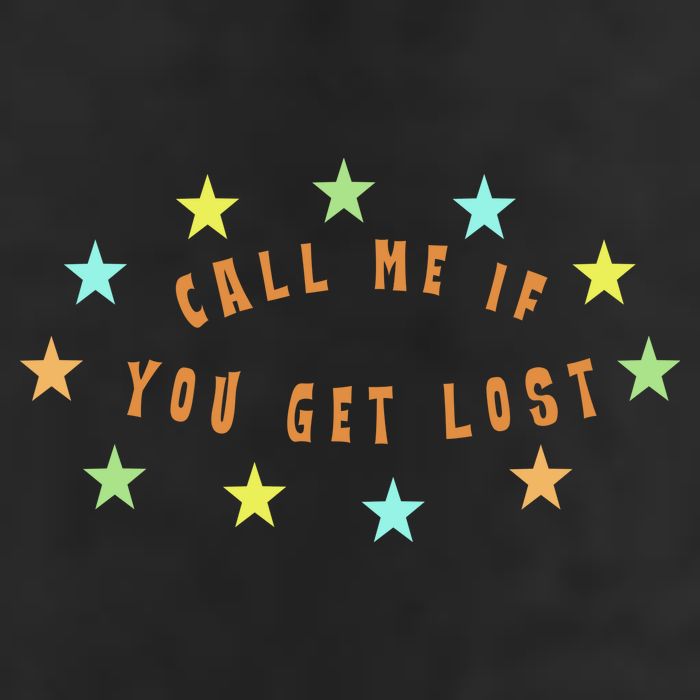 Call Me If You Get Lost Star Golf Towel