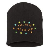 Call Me If You Get Lost Star Short Acrylic Beanie