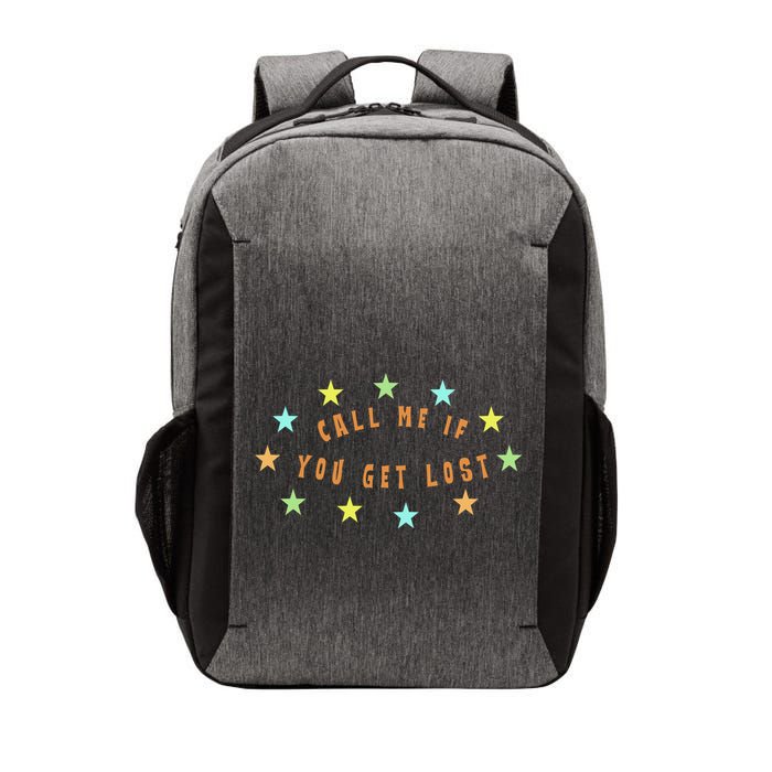 Call Me If You Get Lost Star Vector Backpack