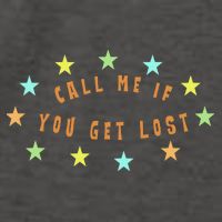 Call Me If You Get Lost Star Vector Backpack