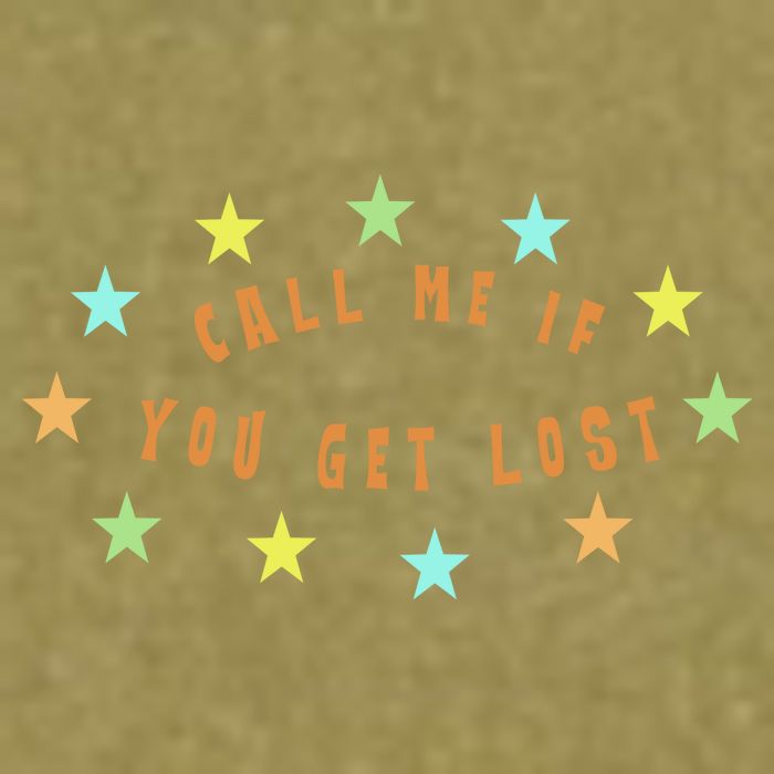 Call Me If You Get Lost Star Garment-Dyed Women's Muscle Tee