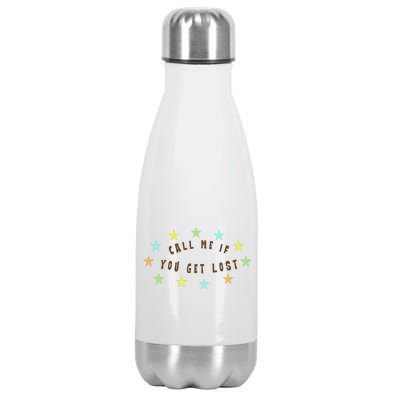 Call Me If You Get Lost Star Stainless Steel Insulated Water Bottle