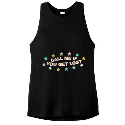 Call Me If You Get Lost Ladies PosiCharge Tri-Blend Wicking Tank
