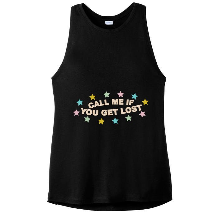 Call Me If You Get Lost Ladies PosiCharge Tri-Blend Wicking Tank