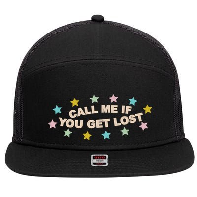 Call Me If You Get Lost 7 Panel Mesh Trucker Snapback Hat