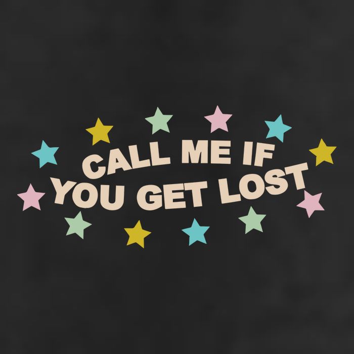 Call Me If You Get Lost Crop Fleece Hoodie