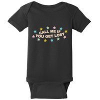 Call Me If You Get Lost Baby Bodysuit