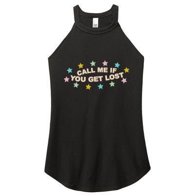Call Me If You Get Lost Women's Perfect Tri Rocker Tank