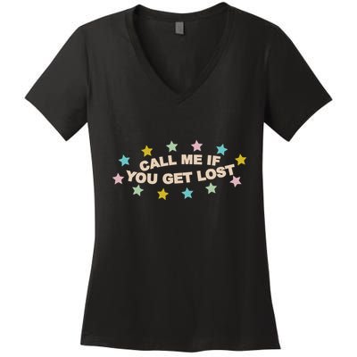 Call Me If You Get Lost Women's V-Neck T-Shirt