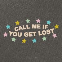 Call Me If You Get Lost Cotton Canvas Backpack