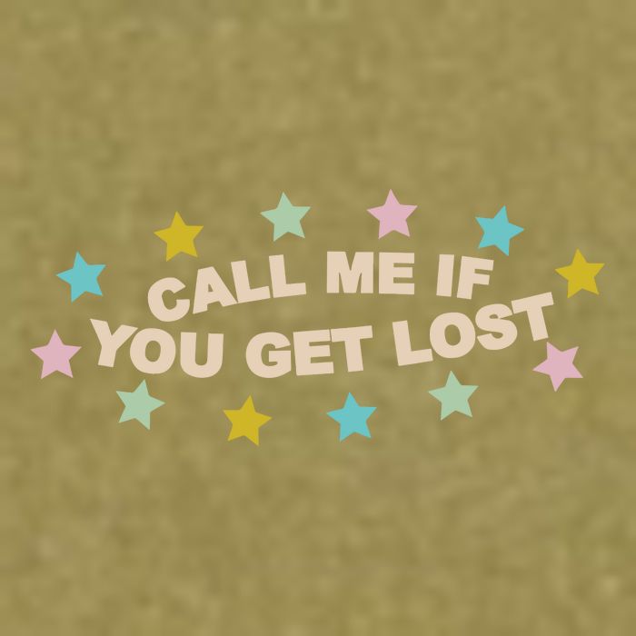 Call Me If You Get Lost Garment-Dyed Women's Muscle Tee