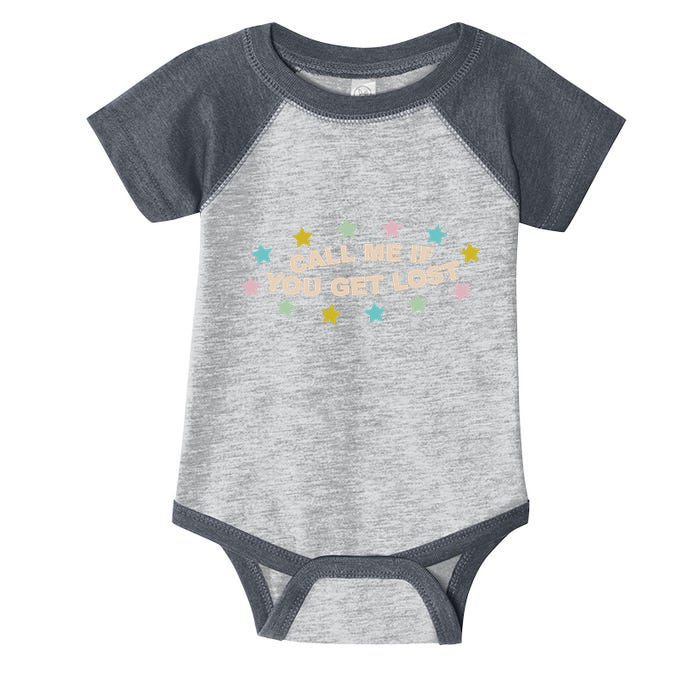 Call Me If You Get Lost Infant Baby Jersey Bodysuit