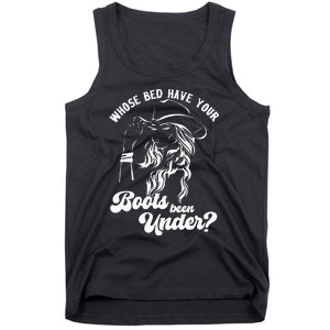 Country Music Inspired Boot Design Tank Top