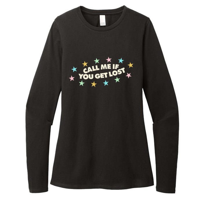 Call Me If You Get Lost Womens CVC Long Sleeve Shirt