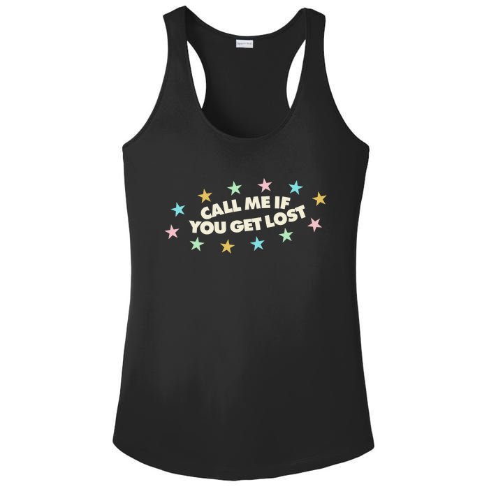 Call Me If You Get Lost Ladies PosiCharge Competitor Racerback Tank