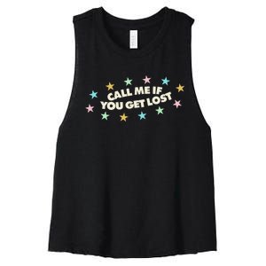 Call Me If You Get Lost Women's Racerback Cropped Tank