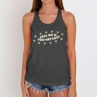 Call Me If You Get Lost Women's Knotted Racerback Tank