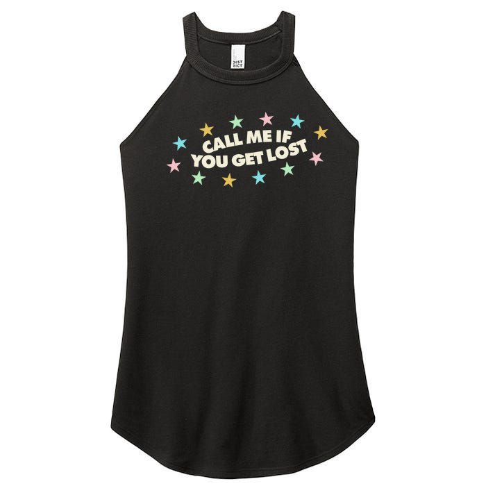 Call Me If You Get Lost Women's Perfect Tri Rocker Tank