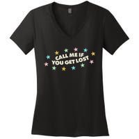 Call Me If You Get Lost Women's V-Neck T-Shirt