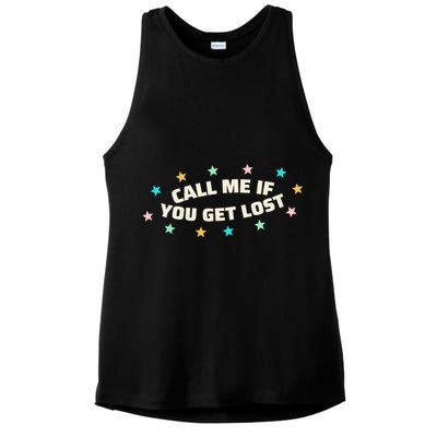 Call Me If You Get Lost Ladies PosiCharge Tri-Blend Wicking Tank