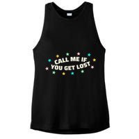Call Me If You Get Lost Ladies PosiCharge Tri-Blend Wicking Tank