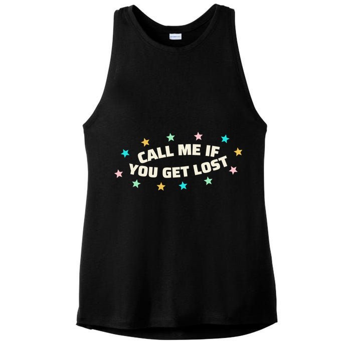 Call Me If You Get Lost Ladies PosiCharge Tri-Blend Wicking Tank